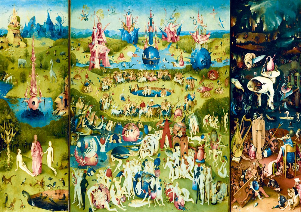 Triptych 1000 Piece Puzzle Eurographics 6000-0830 Heironymus Bosch-The Garden of Earthly Delights