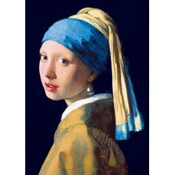 Bluebird Puzzle (60065) - Johannes Vermeer: "Girl with a Pearl Earring, 1665" - 1000 pieces puzzle