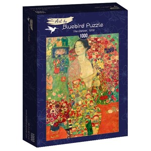 Bluebird Puzzle (60037) - Gustav Klimt: "The Dancer, 1918" - 1000 pieces puzzle