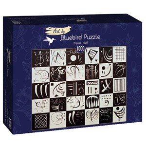 Bluebird Puzzle (60051) - Vassily Kandinsky: "Trente, 1937" - 1000 pieces puzzle