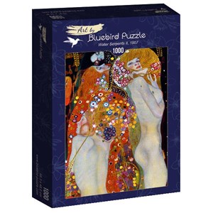 Bluebird Puzzle (60052) - Gustav Klimt: "Water Serpents II, 1907" - 1000 pieces puzzle