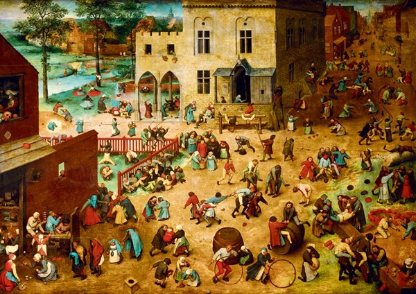 Bluebird Puzzle (60034) - Pieter Brueghel the Elder: "Children's Games, 1560" - 1000 pieces puzzle