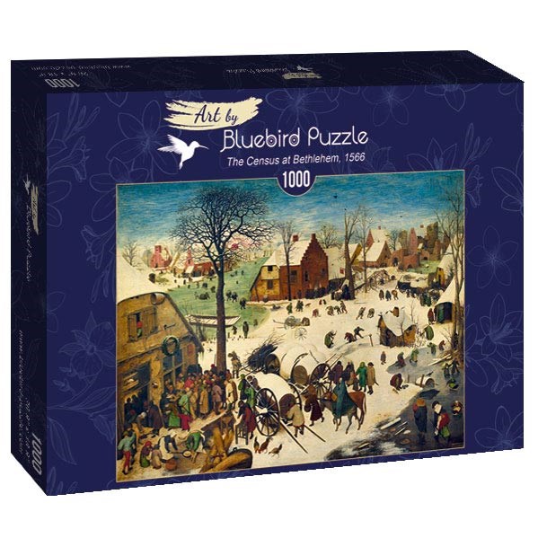 Bluebird Puzzle (60026) - Pieter Brueghel the Elder: "The Census at Bethlehem, 1566" - 1000 pieces puzzle