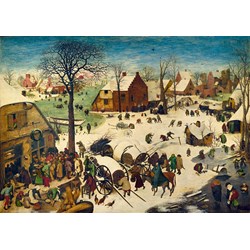 Bluebird Puzzle (60026) - Pieter Brueghel the Elder: "The Census at Bethlehem, 1566" - 1000 pieces puzzle