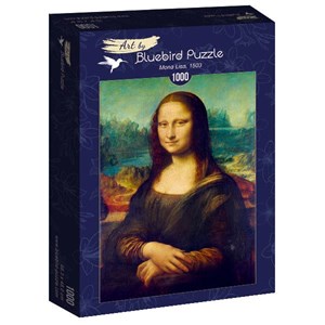 Bluebird Puzzle (60008) - Leonardo Da Vinci: "Mona Lisa, 1503" - 1000 pieces puzzle