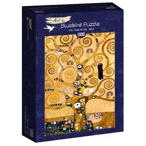 Bluebird Puzzle (60018) - Gustav Klimt: "The Tree of Life, 1909" - 1000 pieces puzzle