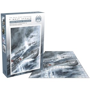 Zee Puzzle (26237) - Keith Burns: "S-Boat Attack" - 1000 pieces puzzle