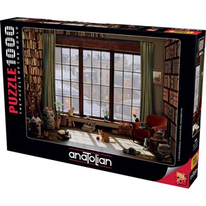 Anatolian (1065) - "Window Cats" - 1000 pieces puzzle