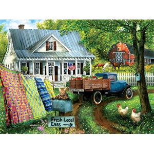 SunsOut (28771) - Tom Wood: "Countryside Living" - 1000 pieces puzzle