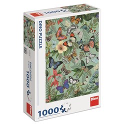 Dino (53286) - "Butterfly Meadow" - 1000 pieces puzzle