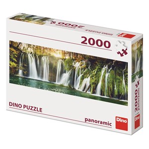 Dino (56208) - "Plitvice Waterfalls" - 2000 pieces puzzle