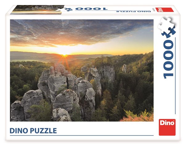 Dino (53282) - "Rocky Mountains" - 1000 pieces puzzle