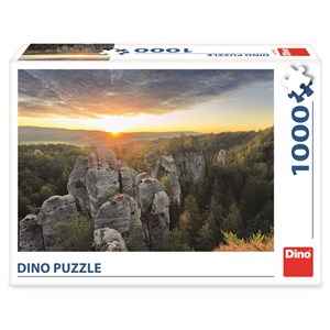 Dino (53282) - "Rocky Mountains" - 1000 pieces puzzle