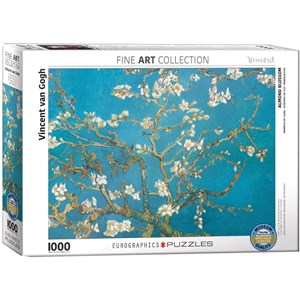 Eurographics (6000-0153) - Vincent van Gogh: "Almond Branches in Bloom" - 1000 pieces puzzle