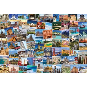Eurographics (8220-5480) - "World Globetrotter" - 2000 pieces puzzle