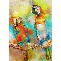Bluebird Puzzle (70032) - "Parrots" - 1000 pieces puzzle