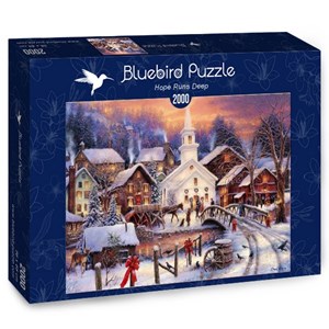 Bluebird Puzzle (70054) - Chuck Pinson: "Hope Runs Deep" - 2000 pieces puzzle
