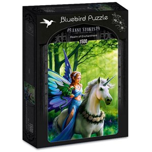 Bluebird Puzzle (70440) - Anne Stokes: "Realm of Enchantment" - 1500 pieces puzzle