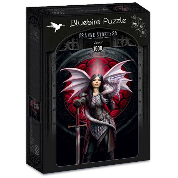 Bluebird Puzzle (70441) - Anne Stokes: "Valour" - 1500 pieces puzzle