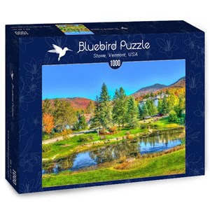 Bluebird Puzzle (70023) - "Stowe, Vermont, USA" - 1000 pieces puzzle