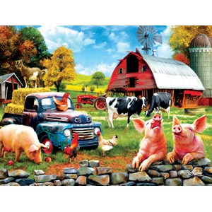 SunsOut (42063) - Sharon Steele: "Farm Days" - 1000 pieces puzzle