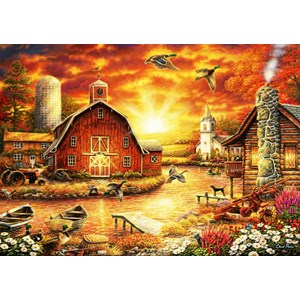 Bluebird Puzzle (70416) - Chuck Pinson: "Honey Drip Farm" - 2000 pieces puzzle