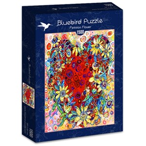 Bluebird Puzzle (70431) - Sally Rich: "Passion Flower" - 1500 pieces puzzle