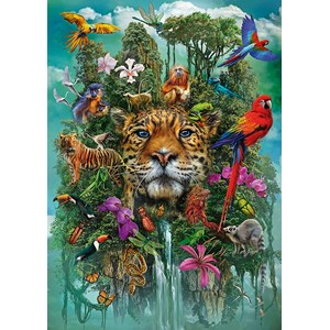 Schmidt Spiele (58960) - "King of the Jungle" - 1000 pieces puzzle