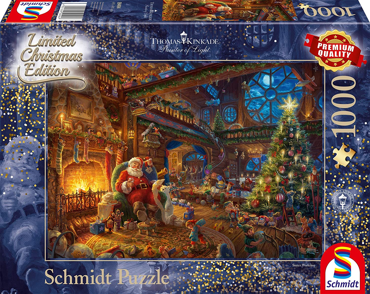 sealed-new Writing to Santa Waddingtons Christmas Jigsaw Puzzle 1000 Pieces 