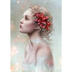 Nathan (87628) - Cris Ortega: "Poinsettia" - 1000 pieces puzzle