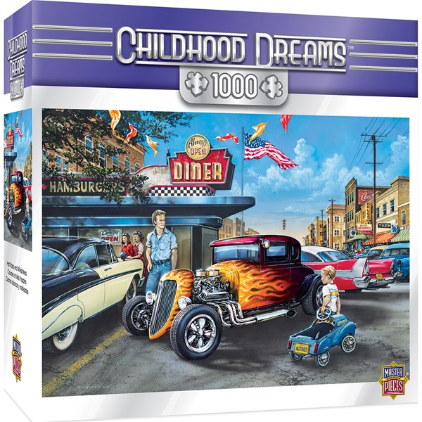 MasterPieces (71811) - "Hot Rods and Milkshakes" - 1000 pieces puzzle