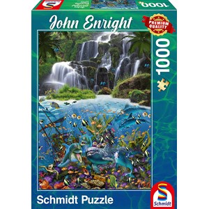 Schmidt Spiele (59684) - John Enright: "Waterfall" - 1000 pieces puzzle