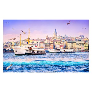 Pintoo (h2050) - "Golden Horn, Turkey" - 1000 pieces puzzle