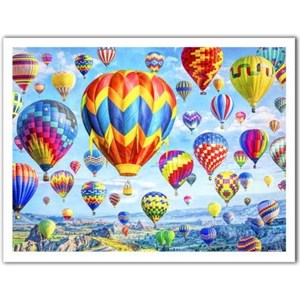 Pintoo (h2085) - Lars Stewart: "Hot Air Balloon Festival" - 1200 pieces puzzle