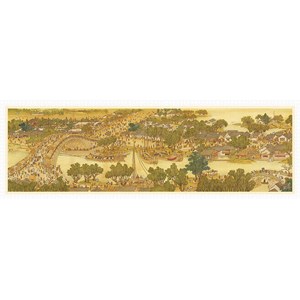 Pintoo (h1906) - "Bears Along The River During The Qingming Festival" - 2000 pieces puzzle