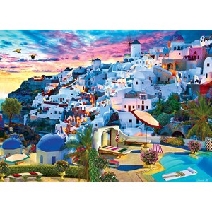 MasterPieces (71925) - "Santorini Sky" - 1000 pieces puzzle