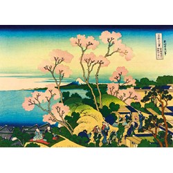 Bluebird Puzzle (60093) - Hokusai: "Shinagawa on the Tokaido, 1832" - 1000 pieces puzzle
