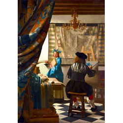 Bluebird Puzzle (60083) - Johannes Vermeer: "Art of Painting, 1668" - 1000 pieces puzzle