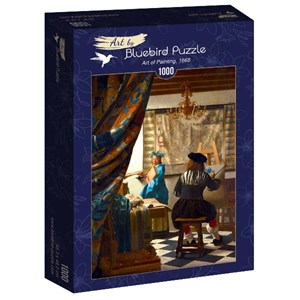 Bluebird Puzzle (60083) - Johannes Vermeer: "Art of Painting, 1668" - 1000 pieces puzzle
