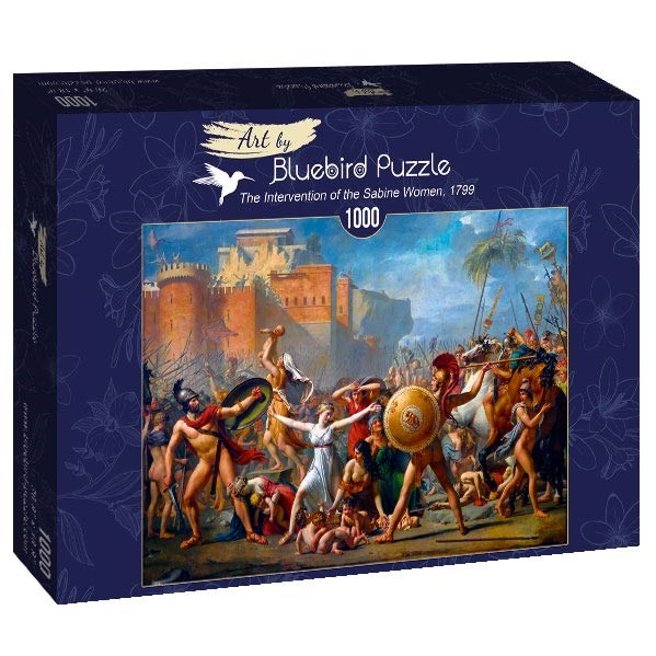 Bluebird Puzzle (60084) - Jacques-Louis David: "The Intervention of the Sabine Women, 1799" - 1000 pieces puzzle