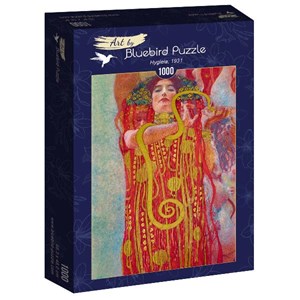 Bluebird Puzzle (60087) - Gustav Klimt: "Hygieia, 1931" - 1000 pieces puzzle