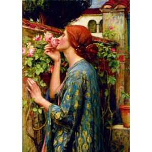 Bluebird Puzzle (60096) - John William Waterhouse: "The Soul of the Rose, 1903" - 1000 pieces puzzle