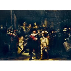 Bluebird Puzzle (60078) - Rembrandt: "The Night Watch, 1642" - 1000 pieces puzzle