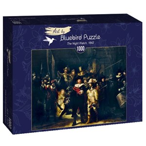 Bluebird Puzzle (60078) - Rembrandt: "The Night Watch, 1642" - 1000 pieces puzzle