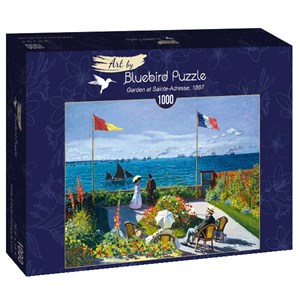 Bluebird Puzzle (60042) - Claude Monet: "Garden at Sainte-Adresse, 1867" - 1000 pieces puzzle