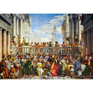 Bluebird Puzzle (60011) - Paolo Veronese: "The Wedding at Cana, 1563" - 1000 pieces puzzle