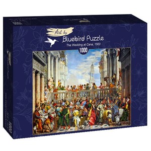 Bluebird Puzzle (60011) - Paolo Veronese: "The Wedding at Cana, 1563" - 1000 pieces puzzle