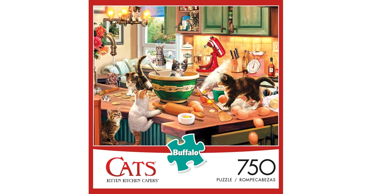 Buffalo Games (17080) Steve Read "Kitten Kitchen Capers" 750