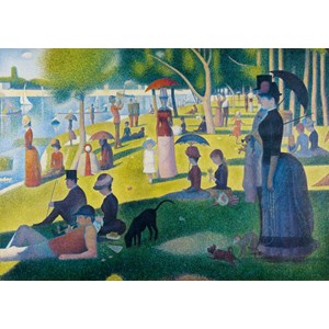 Bluebird Puzzle (60086) - Georges Seurat: "A Sunday Afternoon on the Island of La Grande Jatte, 1886" - 1000 pieces puzzle
