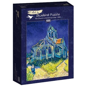 Bluebird Puzzle (60089) - Vincent van Gogh: "The Church in Auvers-sur-Oise, 1890" - 1000 pieces puzzle